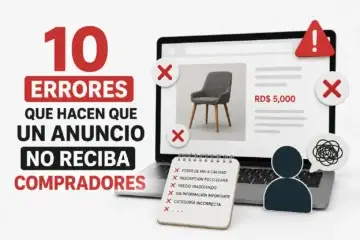 10 errores que hacen que un anuncio no reciba compradores